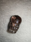 Lodolite Garden Quartz Sleeping Cat Figurine Inclusion Crystal Carving 18g