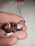 Lodolite Garden Quartz Carved Turtle Figurine Inclusion Crystal Carving 8g