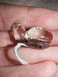 Lodolite Garden Quartz Carved Turtle Figurine Inclusion Crystal Carving 8g