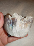 Carved Crystal Hedgehog Figurine Natural Raw Cluster Animal Carving 262g