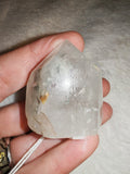 Garden Quartz Freeform Point Lodolite Chlorite Included Crystal Tower 49g