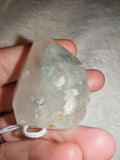 Garden Quartz Freeform Point Lodolite Chlorite Included Crystal Tower 49g