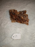 Honey Calcite Crystal Cluster Natural Brown Amber Mineral Specimen Druzy 49g