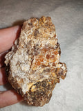 Honey Calcite Crystal Cluster Natural Brown Amber Mineral Specimen Druzy 87g