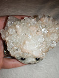 Apophyllite Crystal Hedgehog Carving 263g Zeolite Stalactite Cluster Figurine
