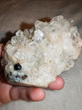 Apophyllite Crystal Hedgehog Carving 263g Zeolite Stalactite Cluster Figurine