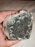Apophyllite Crystal Hedgehog Carving 263g Zeolite Stalactite Cluster Figurine