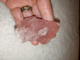 Raw Rose Quartz Specimen 49g Rough Natural Pink Crystal Chunk Heart Chakra Stone