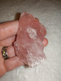 Raw Rose Quartz Specimen 49g Rough Natural Pink Crystal Chunk Heart Chakra Stone