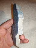 Natural Blue Sponge Coral Polished Slab 82g Fossilized Marine Specimen Slice