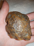 Carved Agate Geode Druzy Creature Figurine 99g Cute Face Quartz Crystal Slice