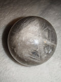 Smoky Quartz Crystal Sphere Natural Grey Quartz Orb Rainbow Inclusion Ball # 67