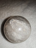 Smoky Quartz Crystal Sphere Natural Grey Quartz Orb Rainbow Inclusion Ball # 67