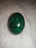 Natural Malachite Egg Carving 79g Banded Green Copper Mineral Polish Crystal