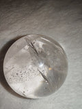 Clear Quartz Sphere 197g Natural Rainbow Quartz Crystal Ball Polished Orb # 65