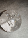 Clear Quartz Sphere 197g Natural Rainbow Quartz Crystal Ball Polished Orb # 65