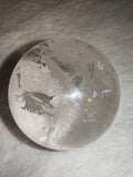 Clear Quartz Sphere 197g Natural Rainbow Quartz Crystal Ball Polished Orb # 65