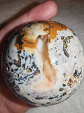 Natural Sphalerite Crystal Sphere Druzy Geode Pocket Polished Quartz Orb # 74
