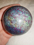 505g Ruby in Kyanite Fuchsite Crystal Sphere Polished Gemstone Orb Statement # 72