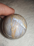 80g Natural Sunstone Moonstone Sphere Polished Feldspar Crystal Ball # 79