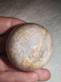 80g Natural Sunstone Moonstone Sphere Polished Feldspar Crystal Ball # 79