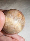 80g Natural Sunstone Moonstone Sphere Polished Feldspar Crystal Ball # 79