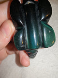 65g Natural Rainbow Obsidian Carved Turtle Figurine Iridescent Sheen