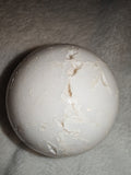 310g Natural White Agate Sphere Polished Crystal Orb with Druzy Vugs # 66