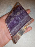 179g Dream Amethyst Mexican Crazy Lace Agate Polished Freeform Slab Slice