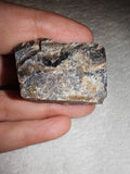 25g Raw Black Moonstone Specimen Rough Feldspar Crystal Golden Vein Chunk