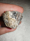 25g Raw Black Moonstone Specimen Rough Feldspar Crystal Golden Vein Chunk