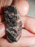 15g Raw Black Moonstone Shard Rough Feldspar Crystal Specimen