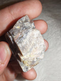 28g Raw Grey Moonstone Specimen Rough Black Feldspar Silver Flash Crystal Chunk