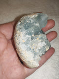 Natural Blue Celestite Crystal Cluster 152g Raw Celestine Geode Specimen