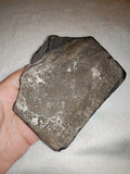 139g Large Black Kyanite Fan Slab Specimen Raw Dark Crystal Blade Plate #1
