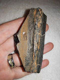Natural Raw Jet Stone Specimen – 35g Tested Black Lignite / Fossilized Wood