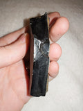 Natural Raw Jet Stone Specimen – 35g Tested Black Lignite / Fossilized Wood