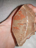 249g Large Fire Quartz Crystal Point Hematoid Raw Mineral Specimen Piece
