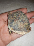 16g Dendritic Opal Slab Slice Raw Dendritic Common Opal Lapidary Specimen