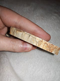 48g Petrified Wood Slab Thick Polished Fossil Wood Branch Slice Specimen