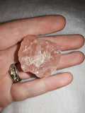 33g Raw Rose Quartz Rough Natural Pink Quartz Crystal Specimen
