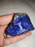 95g Raw Lapis Lazuli Rough Chunk Natural Blue Crystal Specimen Pyrite