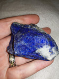 95g Raw Lapis Lazuli Rough Chunk Natural Blue Crystal Specimen Pyrite