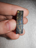 2g Rare Iridescent Covellite Crystal Fragment Metallic Blue Gold Flash Specimen