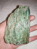 213g Large Natural Green Fuchsite Rough Mineral Specimen Shimmering Crystal Slab