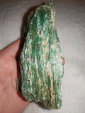 213g Large Natural Green Fuchsite Rough Mineral Specimen Shimmering Crystal Slab