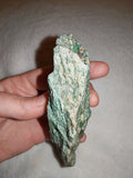 213g Large Natural Green Fuchsite Rough Mineral Specimen Shimmering Crystal Slab