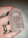 124g Raw Rose Quartz Specimen Natural Rough Soft Pink Crystal Chunk