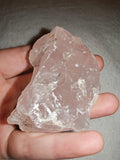 124g Raw Rose Quartz Specimen Natural Rough Soft Pink Crystal Chunk