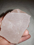 124g Raw Rose Quartz Specimen Natural Rough Soft Pink Crystal Chunk